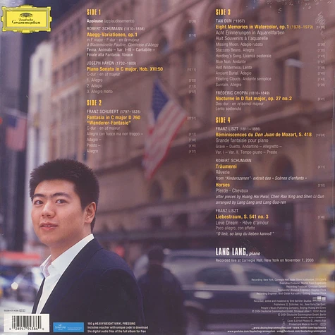 Lang Lang - Live At Carnegie Hall