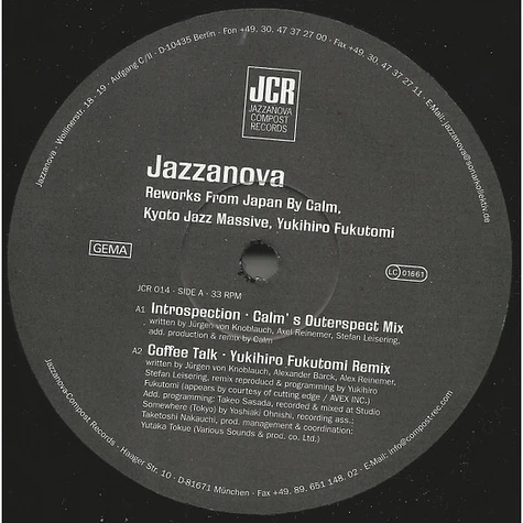 Jazzanova - Reworks From Japan