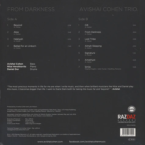 Avishai Cohen - From Darkness