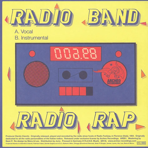 Radio Band - Radio Rap
