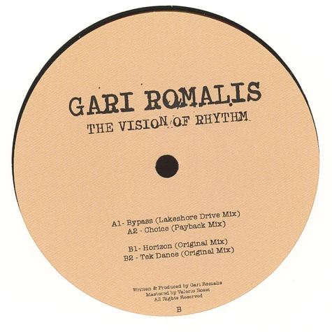 Gari Romalis - The Vision Of Rhythm EP