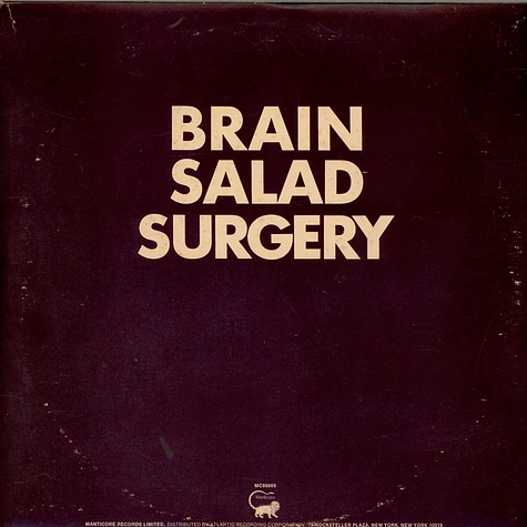 Emerson, Lake & Palmer - Brain Salad Surgery