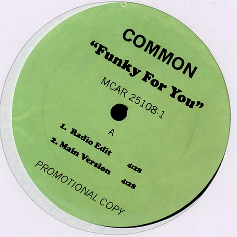 Common - Funky For You