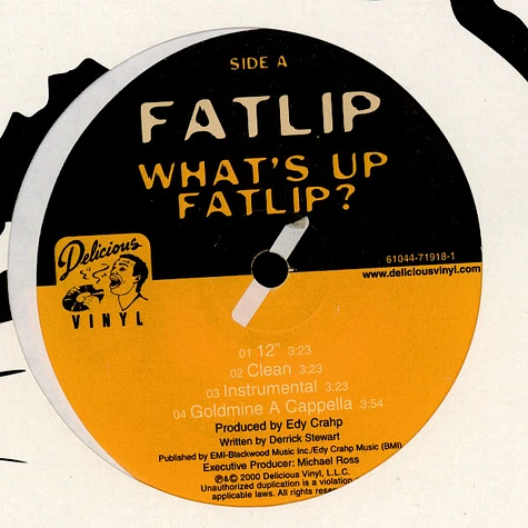 Fat Lip - What's Up Fatlip? / Goldmine