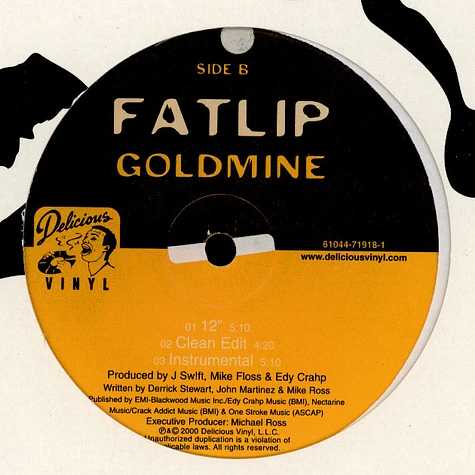 Fat Lip - What's Up Fatlip? / Goldmine