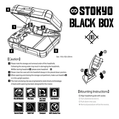 Stokyo - Black Box Cartridge Case