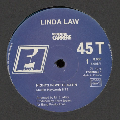 Linda Law - Nights In White Satin / All The Night
