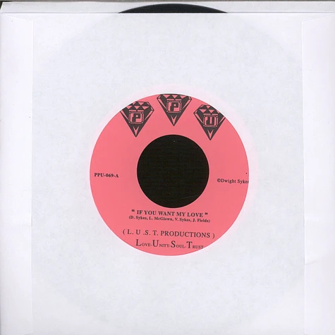 Dwight Sykes / L.U.S.T. Productions - If You Want My Love