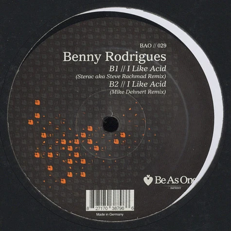 Benny Rodrigues - I Like Acid