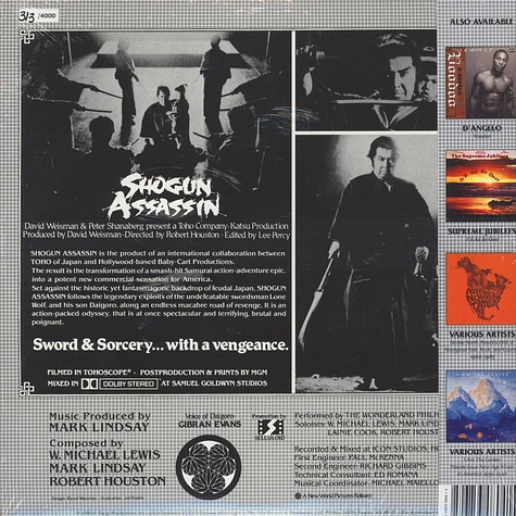 The Wonderland Philharmonic - OST Shogun Assassin Red Vinyl Edition