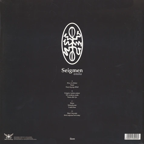 Seigmen - Enola Black Vinyl Edition