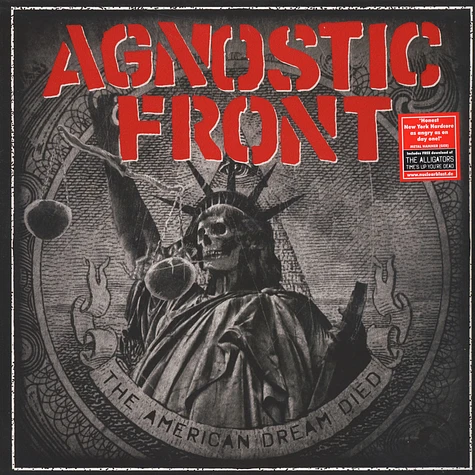 Agnostic Front - The American Dream Died Black Vinyl Edition