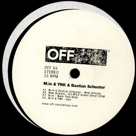 M.in & YNK & Bastian Schuster - New Orleans EP