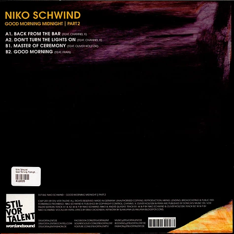 Niko Schwind - Good Morning Midnight | Part 2