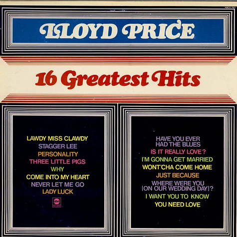 Lloyd Price - 16 Greatest Hits