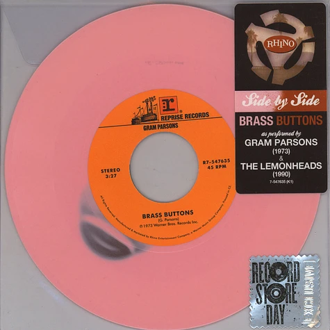 Gram Parsons / Lemonheads - Side By Side: Brass Buttons