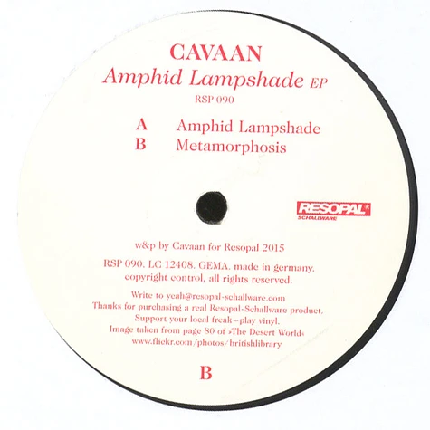 Cavaan - Amphid Lampshade EP