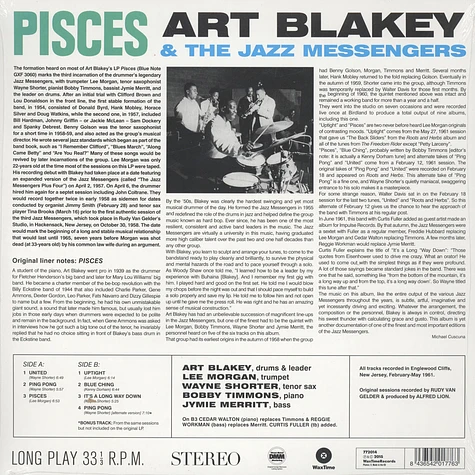 Art Blakey & The Jazz Messengers - Pisces