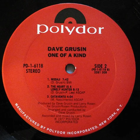 Dave Grusin - One Of A Kind