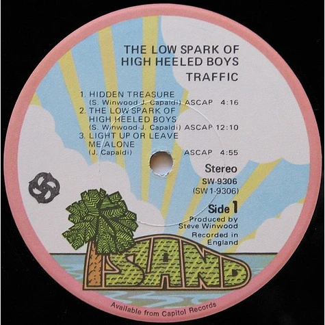 Traffic - The Low Spark Of High Heeled Boys