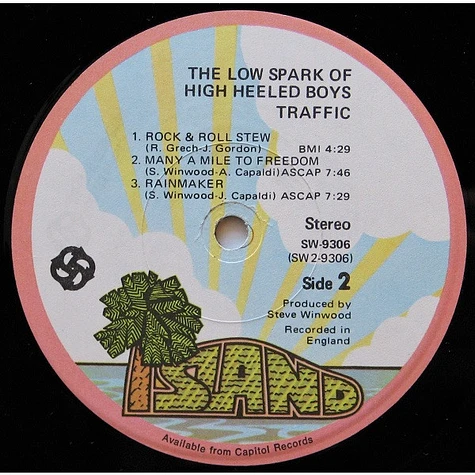 Traffic - The Low Spark Of High Heeled Boys