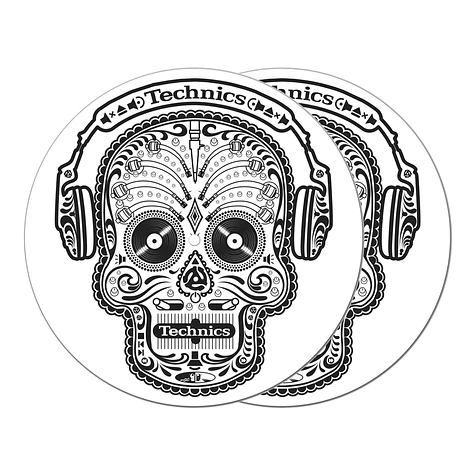 DMC & Technics - Skull Slipmat