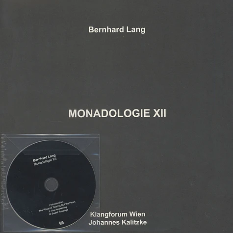 Bernhard Lang - Monadologie