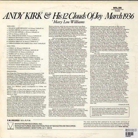 Andy Kirk & His 12 Clouds Of Joy - Andy Kirk & His 12 Clouds Of Joy