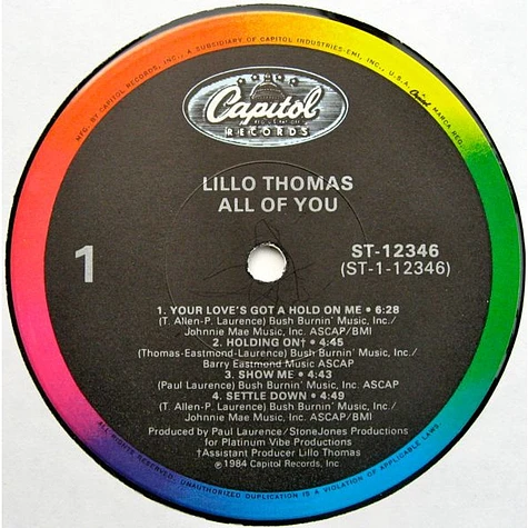 Lillo Thomas - All Of You
