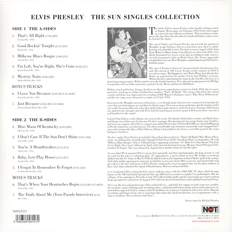 Elvis Presley - The Sun Singles Collection