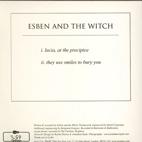 Esben And The Witch - Lucia, At The Precipice