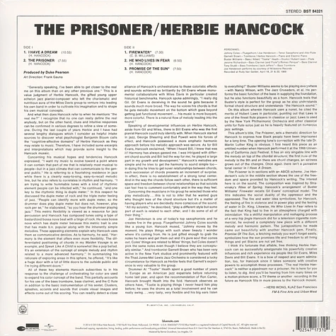 Herbie Hancock - The Prisoner Back To Black Edition
