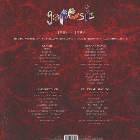 Genesis - 1983-1998 Box Set