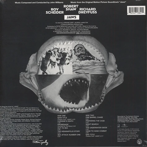 John Williams - OST Jaws Back To Black Edition