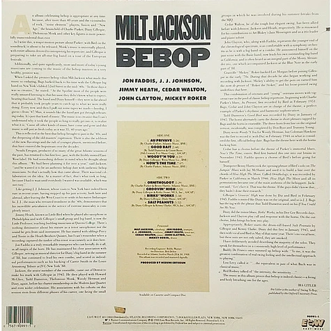 Milt Jackson - Bebop