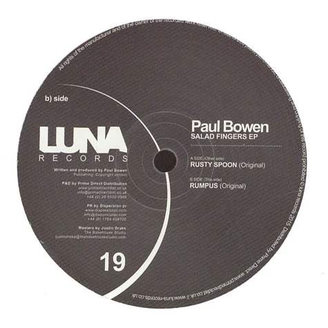 Paul Bowen - Salad Fingers EP