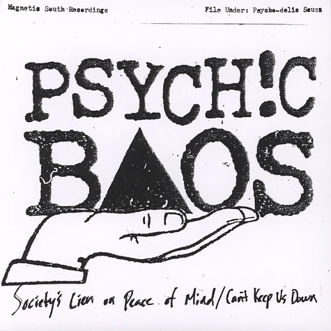 Psychic Baos - Society's Lien On Peace Of Mind / Can't Keep Us Down