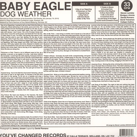 Baby Eagle - Dog Weather