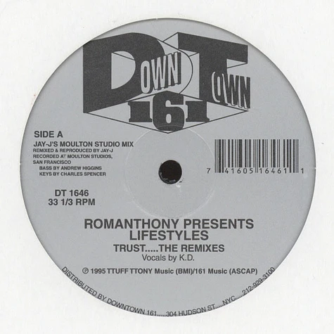 Romanthony - Trust Remixes