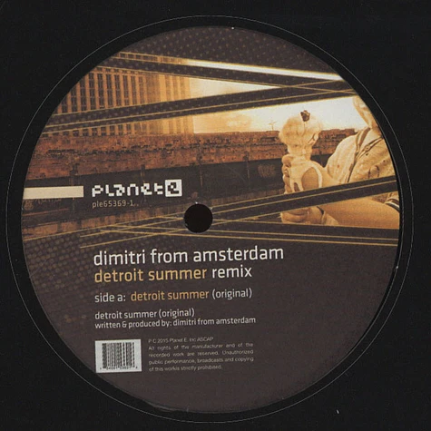 Dimitri From Amsterdam - Detroit Summer