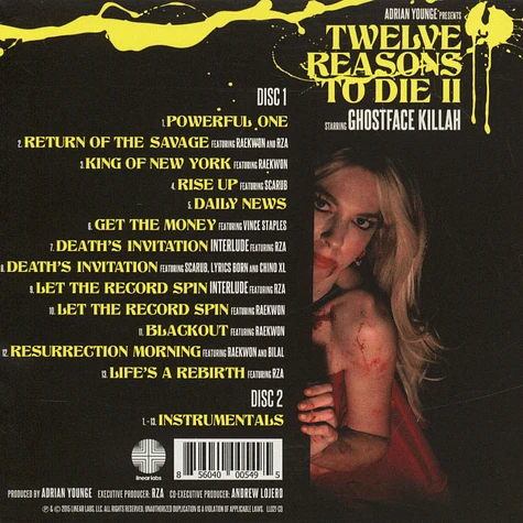 Ghostface Killah & Adrian Younge - Twelve Reasons To Die Volume 2