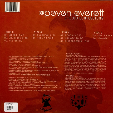 Peven Everett - Studio Confessions