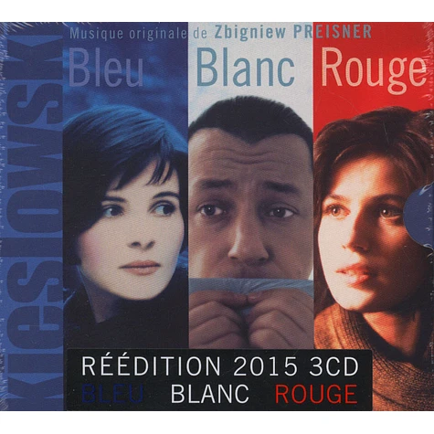Kieslowski / Zbigniew Preisner - OST 3 Colors: The Trilogy Blue - White - Red