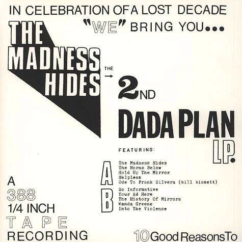 Dada Plan - The Madness Hides