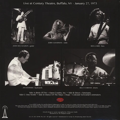 The Mahavishnu Orchestra - Dawn: Live At Century Theatre, Buffalo, NY - January 27, 1973