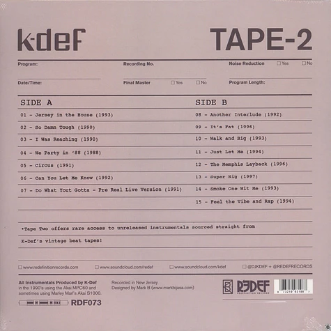 K-Def - Tape Two