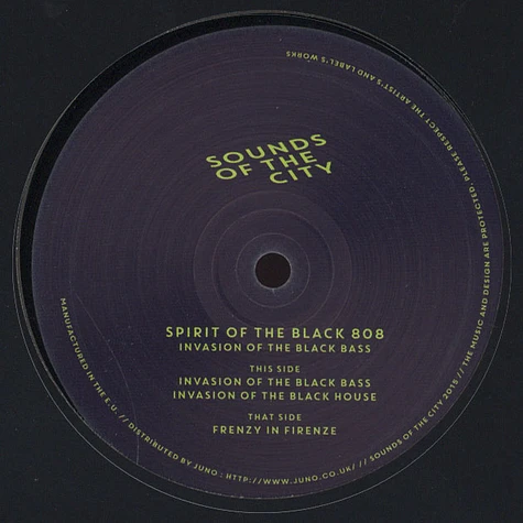 Spirit Of The Black 808 - Invasion Of The Black Bass