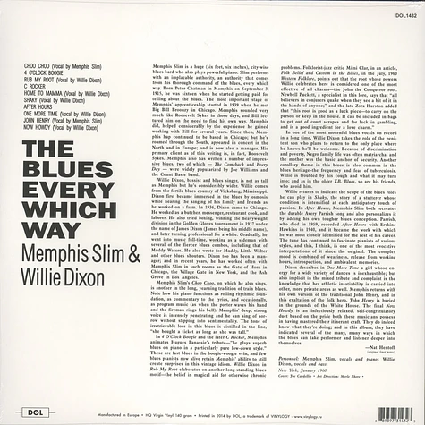 Memphis Slim & Willie Dixon - The Blues In Every Which Way