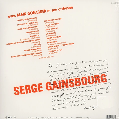 Serge Gainsbourg - Du Chant A La Une! Volume 1 & 2 180g Vinyl Edition
