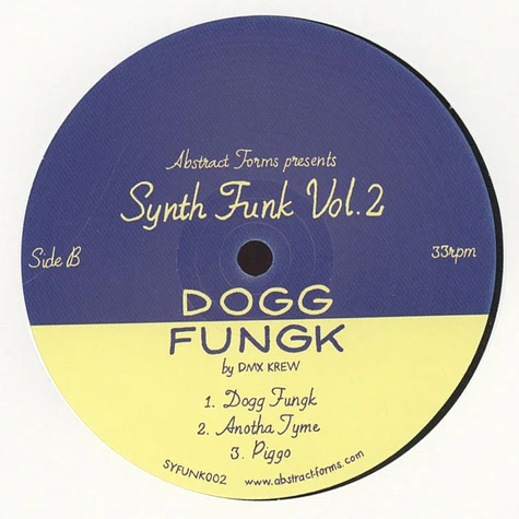 DMX Krew - Abstract Forms Synth Funk Volume 2 - Dogg Fungk